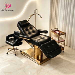 RJ Modern 3/4 Motors Massage Tables & Beds Leather Electric Beauty Bed Luxury Facial Bed Eyelashes Lash Extension Bed for Clinic - Product Image 1
