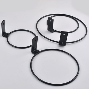 Round Wall Mount <b>Plant</b> Holder 4 5 6 8 Inch Carbon Steel <b>Hooks</b> For Indoor Outdoor Hanging Potted <b>Plants</b> - Product Image 4