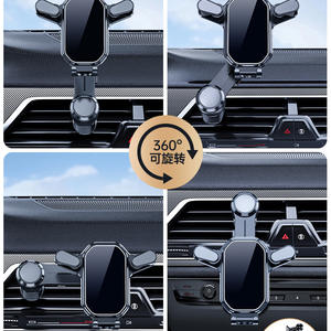 Support de téléphone pour voiture, support à gravité, pour grille d'aération du tableau de bord, universel pour écran de commande central du véhicule - Product Image 4