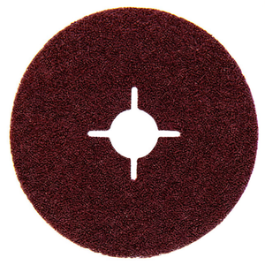 Disco de lijado de fibra de 180 x 22,23 mm con orificio redondo ranurado para cortar y desbastar - Product Image 3
