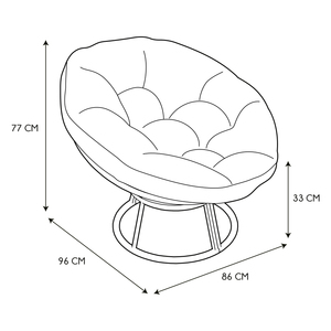 沙滩帕帕桑户外庭院套装藤椅户外家具藤椅花园椅子圆形柳条休闲椅带