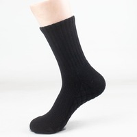 Chaussettes de sport unisexes personnalisées avec logo OEM, vente en gros, chaussettes de course épaisses en tissu éponge, antidérapantes, absorbant les chocs, pour activités de plein air