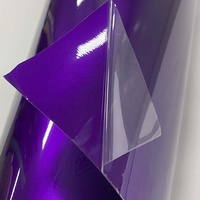 AURORAL CANDY Violet Voiture Wrap Vinyle Film DIY Décalque Autocollant Auto-Adhésif Faible Adhésif Colle Air Sans Bulle Étanche