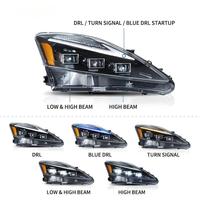 Pour LEXUS IS250 IS350 ISF 2006 2007 2008 2009 2010 2011 2012, conversion des phares avant, mise à niveau des phares avant à LED
