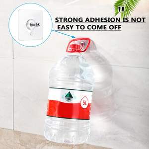 Ganci Adesivi da Parete Impermeabili e Durevoli, Appendini <span class=keywords><strong>Trasparenti</strong></span> per Cucina e Bagno Senza Viti - Product Image 4