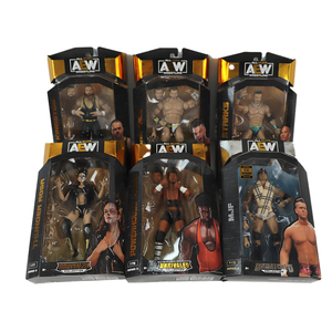 Figura de acción de <span class=keywords><strong>luchador</strong></span> de PVC en stock, juguete coleccionable con articulaciones móviles, empaquetado en blíster, venta al por mayor de fábrica, OEM personalizado - Product Image 6