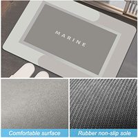 Tapis de sol de salle de bain en diatomite antidérapants Tapis de bain en terre de diatomées super absorbants à séchage rapide doux