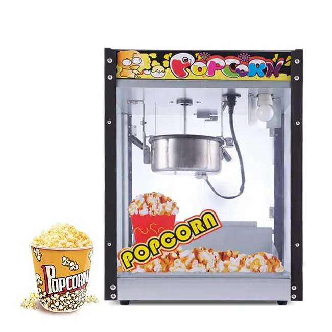 Stainless Steel Hot Sale Professional Electric Popcorn Maker Machine Pop Corn Vending Machine
