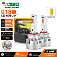 Ampoules de phares LED G18W 9005 9006, contrôle par application, couleur et luminosité personnalisées, fabricant direct, vente en gros, OEM ODM