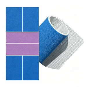 GQK <b>PVC</b> Multi-Sport Court Mat-Interlocking <b>Tiles</b> Shock Absorption Anti-Slip Portable Indoor/Outdoor Sports Flooring - Product Image 1