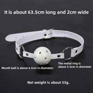Bocca aperta gola profonda bocca bavaglio BDSM Gay Gag Ball - Product Image 2