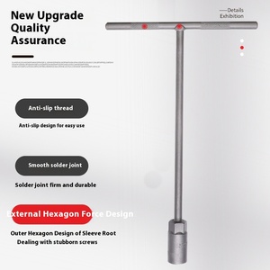 OEM Hexagon Socket Wrench 6-19mm T-Type Auto Repair Tool External Extended Internal Metric Measurement System Internal <strong>Hexagonal</strong> - Product Image 5