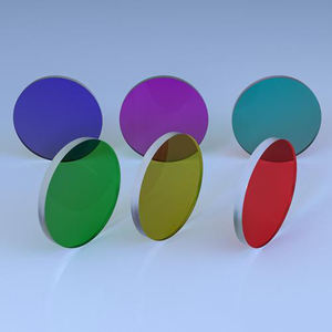 Verre optique gobo dichroïque personnalisé résistant à la chaleur, épaisseur 0,2 mm, 0,3 mm, 0,5 mm, 1,1 mm, CMYK, 90 % de transmission, revêtement personnalisé pour - Product Image 2