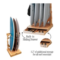 Support de rangement pour planches de surf (3 et 4 planches) – Présentoir intérieur pour longboard, shortboard, snowboard, wakeboard