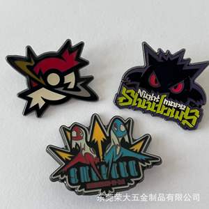 Usine directe dessin animé Animation métal Badge culturel créatif peinture émail broche anniversaire pièce commémorative à la mode - Product Image 6