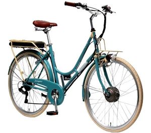 Bicicleta Eléctrica Urbana TXED Retro para Mujer, Batería de Litio de 36V 10Ah, Verona Deluxe 26'', 250W, 25km/h, 60km de Autonomía - Product Image 3