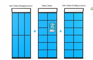 Gracewise thiết kế hiện đại 24 giờ tự động thép thông minh thương mại Pickup giặt <span class=keywords><strong>Locker</strong></span> khóa điện tử thông minh ngoài trời - Product Image 3