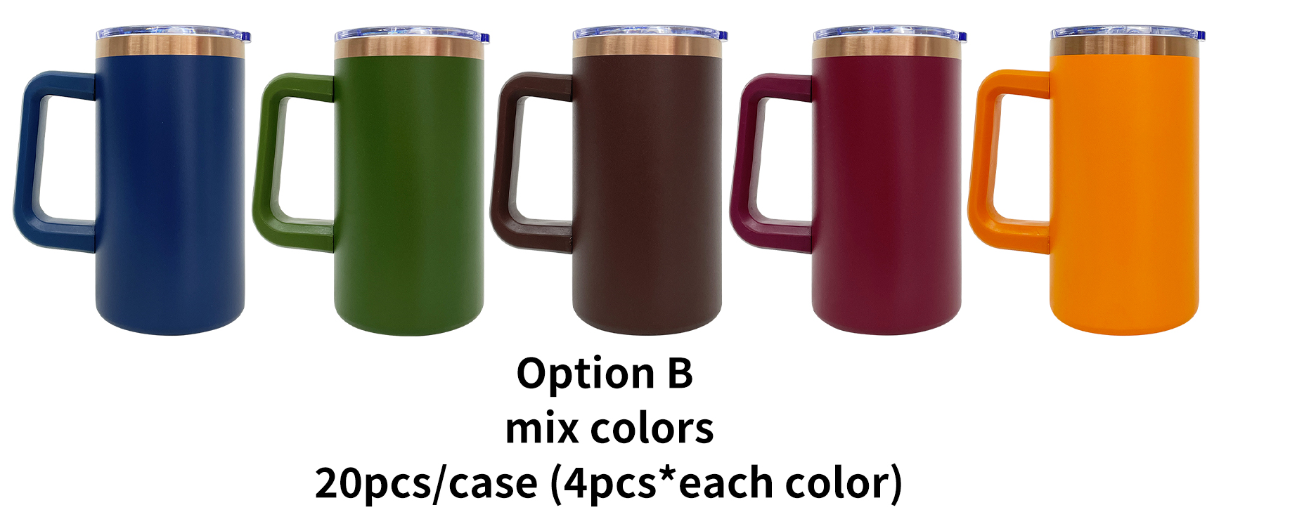 Mix colors -20pcs-20MUGS77