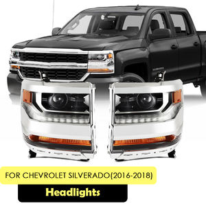 Phare halogène pour CHEVROLET <span class=keywords><strong>SILVERADO</strong></span> 1500 2016 2017 <span class=keywords><strong>2018</strong></span> LD 2019 OEM 84388631 84181565 GM2503451 - Product Image 5