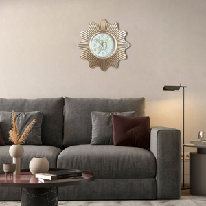 Cổ hộ gia đình trang trí đồng hồ mặt kỹ thuật số Khung ba chiều thiết kế rỗng Đồng hồ treo tường quét Đồng hồ thạch anh đúng giờ - Product Image 5