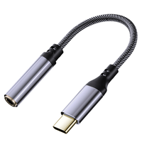 Adaptateur audio USB-C 3,5 mm pour MacBook, téléphones, lecteurs MP3 Pixel - Haut-parleur, ordinateur et utilisation en home cinéma