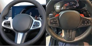 Extensiones de Palanca de Cambios para Volante de Fibra de Carbono Real, Compatibles con las Series 4, 5, 6, 8, M2, M3, M4, M5, X3, X4, X5, X6, X7, X3M, X5M - Product Image 6