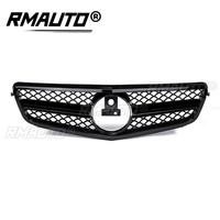 Grille de pare-chocs avant de style RMAUTO C63 AMG pour Mercedes W204 C200 C250 C350 2007-2014, kit de style de carrosserie