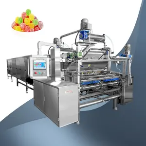 TG makinesi fabrika fiyat paslanmaz çelik sakızlı ayı jöle fasulye yapma makinesi yumuşak şeker üretim hattı
