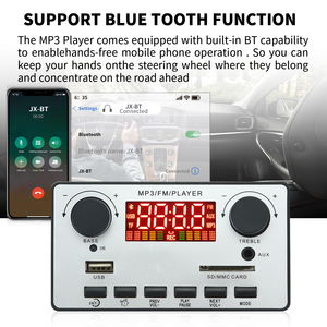 Bluetooth 5.1 Tự Làm <span class=keywords><strong>Mini</strong></span> Thẻ 160W Khuếch Đại <span class=keywords><strong>MP3</strong></span> Board Giải Mã FM Đài Phát Thanh TF USB Âm Thanh Xe Hơi Âm Nhạc Máy Nghe Nhạc Loa Điều Khiển Âm Lượng - Product Image 6