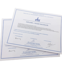 Pas cher certificat DIPLOME DE LICENCE impression shanghai
