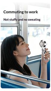 Ventilateur USB portable pliable avec lampe torche intégrée pour bureau, <span class=keywords><strong>étudiant</strong></span>s, voiture, mini-ventilateur de refroidissement sans pales, utilisation extérieure - Product Image 5