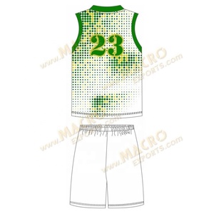 ชุดกีฬาบาสเกตบอลสำหรับผู้ชาย,ชุดบาสเก็ตบอลใส่ได้ทั้งสองด้านพิมพ์ลายระเหิดได้ตามต้องการสำหรับผู้ใหญ่แบบกำหนดเองโพลีเอสเตอร์ - Product Image 2