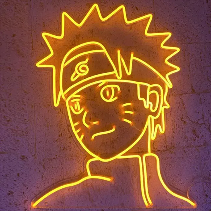 Onered popular Japanese anime characters neon sign 3d acrylic custom neon led sign