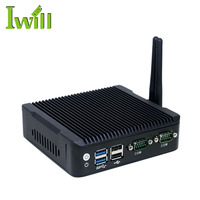 Mini PC N3160 sin Ventilador, Barebone, con 1 Ranura SIM, 1 Ranura MSATA, 1 Ranura para SSD o HDD de 2.5 Pulgadas, con Sistema Barebone de 2 LAN