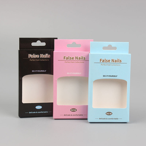 In Logo Thân Thiện Với Môi Bao Bì Có Thể Gập Lại Carton Trong Suốt Cửa Sổ Thẻ Hộp Giấy Hộp Tùy Chỉnh Treo Tai Khóa Dưới Hộp - Product Image 5