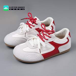 Chaussures de skate SPETER argentées, rouges, bleues, dessus en daim, protection Pro Pad en microfibre PU, taille 35-40, chaussures de skate de rue - Product Image 1