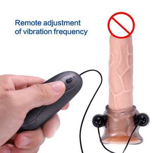 Вибратор для мужчин с длительным эффектом и кольцом для фиксации мошонки - Product Image 5