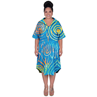 Gaun Samoa Terbaru Desain Khusus Polinesia Tribal Ukuran Besar V-Neck Pakaian Wanita Motif Bunga Gaun Pesta Pantai Hawaii untuk Wanita