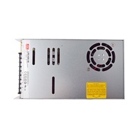 MEAN WELL LRS-600-48 600W 48V 12.5A Enclosed Power Supply, 92% Eff., -20~65°C, 5G Vibration Resistant, for Industrial Automation