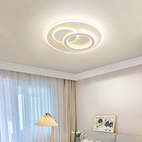 Lámpara de Techo LED de Hierro Dorado y Acrílico, Estilo Nórdico, Simple y Creativo, para Balcón, Pasillo, Corredor, Sala de Estar