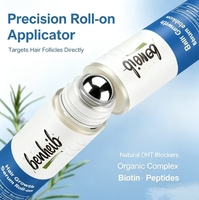 Sérum roll-on pour la croissance des cheveux Benheib avec logo personnalisé OEM, sérum capillaire naturel et biologique à la rosemaine, huile anti-chute et repousse des cheveux