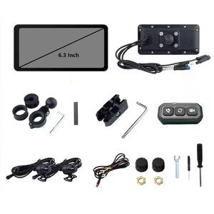 Zmecar 6.3 הדגל החדש "אופנוע אנדרואיד ip67 עמיד למים 8 ליבות bt wifi 4g dvr tpms אופנוע ניווט כרטיס ניווט - Product Image 6