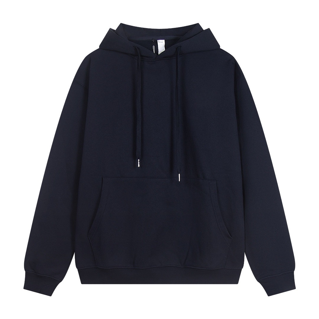 Felpa con cappuccio blu scuro