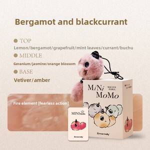 Emma Molly Momo Art Déco – Pendentif diffuseur de <span class=keywords><strong>parfum</strong></span> en peluche pour voiture, sac de <span class=keywords><strong>fille</strong></span>, cadeau d'anniversaire pour meilleure amie - Product Image 6