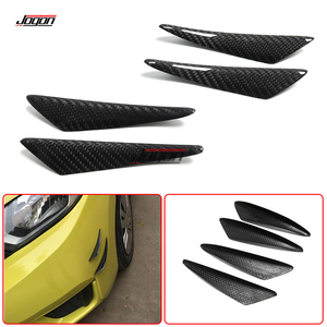 Alerón Delantero Universal de Fibra de <span class=keywords><strong>Carbono</strong></span> para Automóvil, Divisor de Parachoques, Alerón, Valence para AUDI A1 A3 A4 A5 A6 TT S3 S5 S6 S4 S7 RS3 - Product Image 2