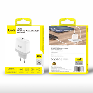 <span class=keywords><strong>Cargador</strong></span> Rápido Budi de 20w, Adaptador de <span class=keywords><strong>Cargador</strong></span> USB de Pared para 10 Ultra/Air/11/ para <span class=keywords><strong>Redmi</strong></span> <span class=keywords><strong>Note</strong></span> <span class=keywords><strong>9</strong></span> <span class=keywords><strong>Pro</strong></span> para S10/S9/S8/S7/S20 - Product Image 3
