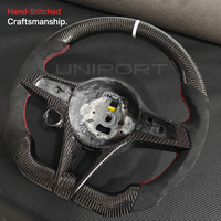 Volant de course professionnel en fibre de carbone LED haute performance pour Alfa Romeo Giulia Stelvio, volant personnalisé