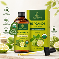 OEM/ODM 100% Minyak Esensial Bergamot Alami Murni untuk Pembuatan Sabun Lilin Parfum Perawatan Kulit Aromaterapi Penggunaan Rumah Tangga
