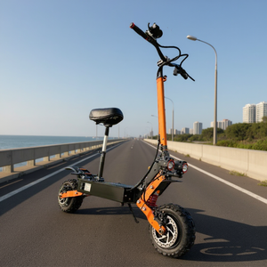 Dropshipping Geofought M11 Scooter 60V Dual Motor 30-40ah Battery 11inch off Road Folding Waterproof Electric Scooter for Adult - Product Image 2