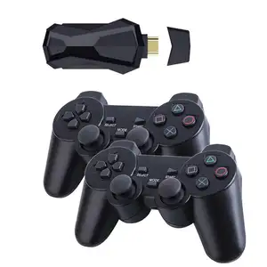 D10 4K HD Game Stick Video Games Retro Video Game Console With 2 Wireless Gamepads Mini Console For N64/PSP/SFC